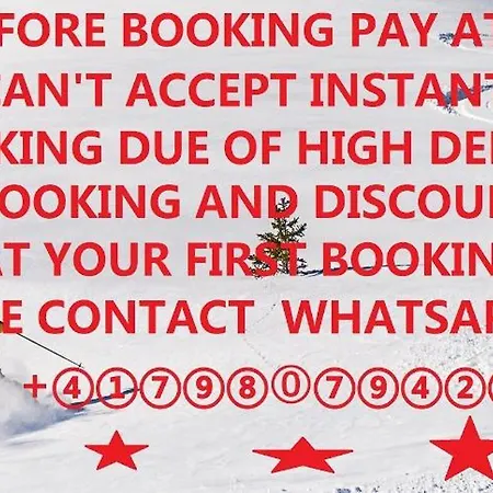 Contact Us At What App - 0041-798-079-427 To Book!! - Chalet De Luxe Au Design Unique *